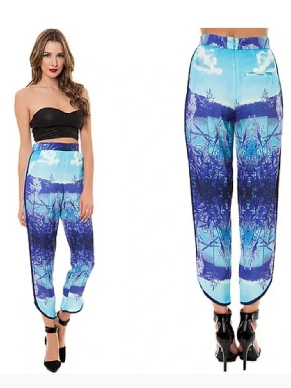 Finders Keepers Final Cut Pants in Lake Tahoe Small Resortwear Beach Boho